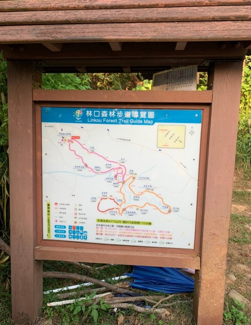 林口森林步道-步道導覽圖
